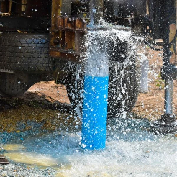 limpeza de poço com compressor
